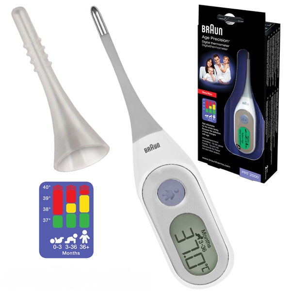 Braun Digital thermometer with Age Precision From Thermometers Direct