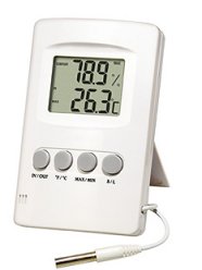 Dual Display Thermometer Hygrometer (BATTERIES NOT INCLUDED)