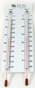 Mason's Wet Dry Bulb Hygrometer / Thermometer Zeal P2505