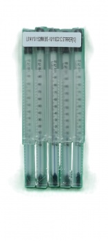 152mm Glass Blue Spirit Thermometer (10 pack)