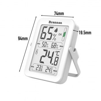 Room Thermometer | Max Min | Brannan | Thermometer Hygrometer