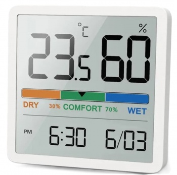 Room Thermometer and Humidity | Noklead 5253 | White