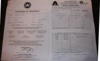ReCalibration Certificate 2 POINT Traceable (SPO Delivery Approx. 2 Weeks)