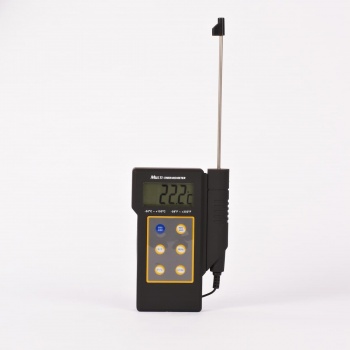 FULL UKAS Calibrated Hand Held Black Waterproof Thermometer | Calibration (Delivery 2 Weeks)