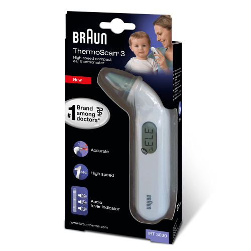 Braun Ear Thermometer  | Thermoscan IRT 3030