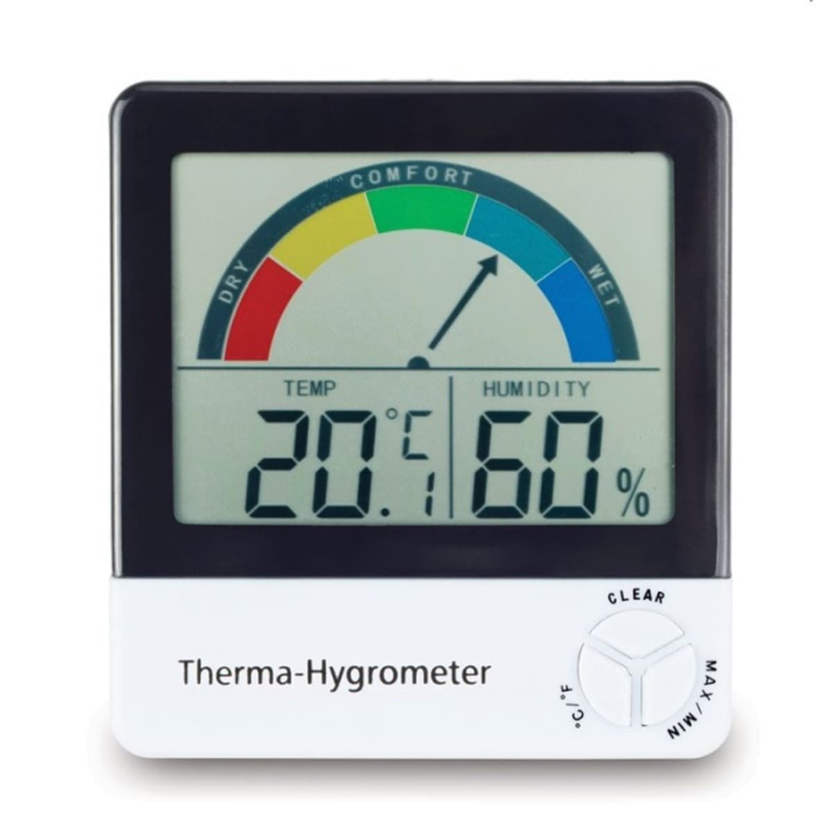 Healthy Living Thermometer & Hygrometer Comfort Zone | ETI 810-130