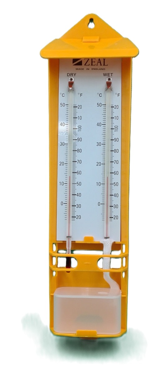 Mason's Wet Dry Bulb Hygrometer / Thermometer Zeal P2505