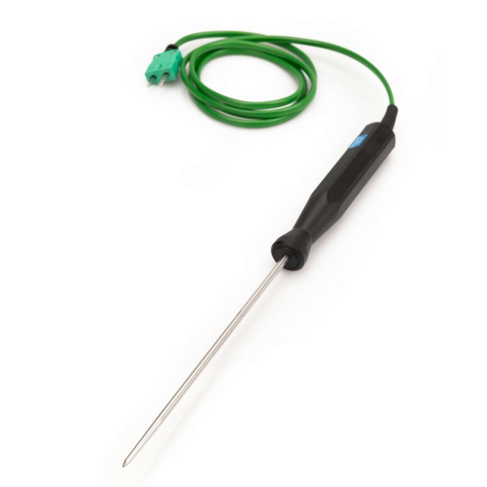 K-Type Thermocouple Exhaust Probe – High Temp, 2M Cable, Stainless Steel (0–1250°C)
