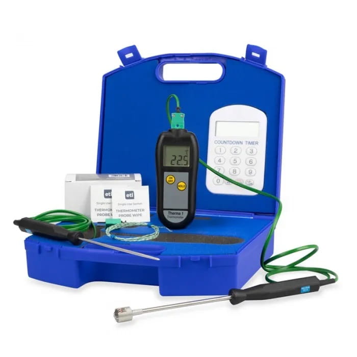 Legionnaires Thermometer Kit Calibrated ETI 860-860 With Cert 18/9/2023 REDUCED