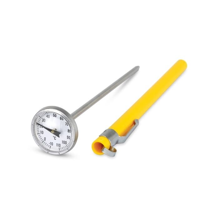 Dial Thermometer | Bi-Metal | Dial: 25mm | Probe: 130mm | 250°C