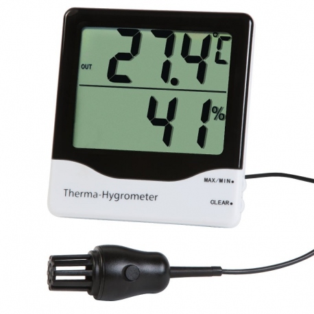 ETI Therma-Hygrometer with internal & external temperature probe 810-140